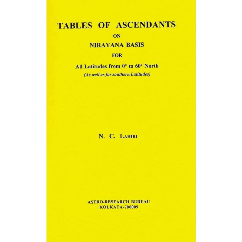 Lahiri Table of Ascendants